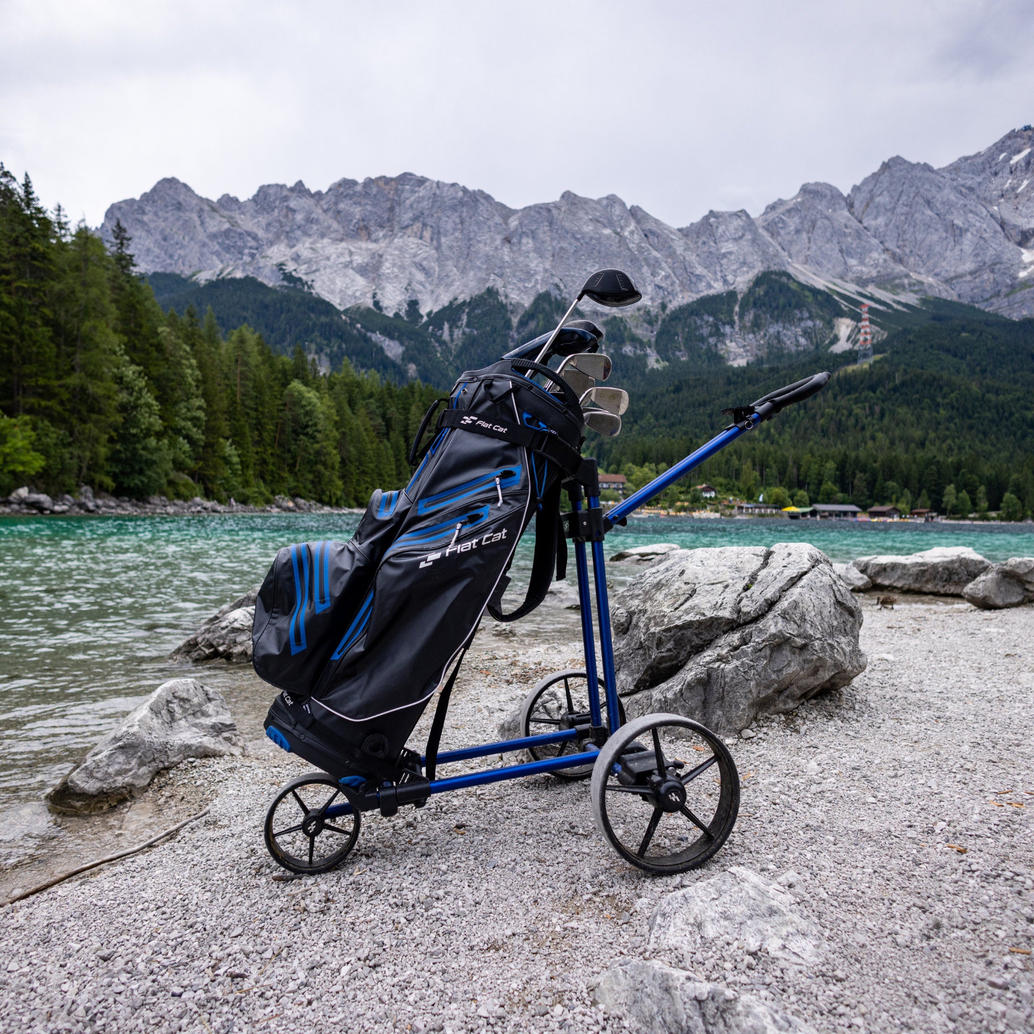 Flat Cat Golf Trolley am Eibsee