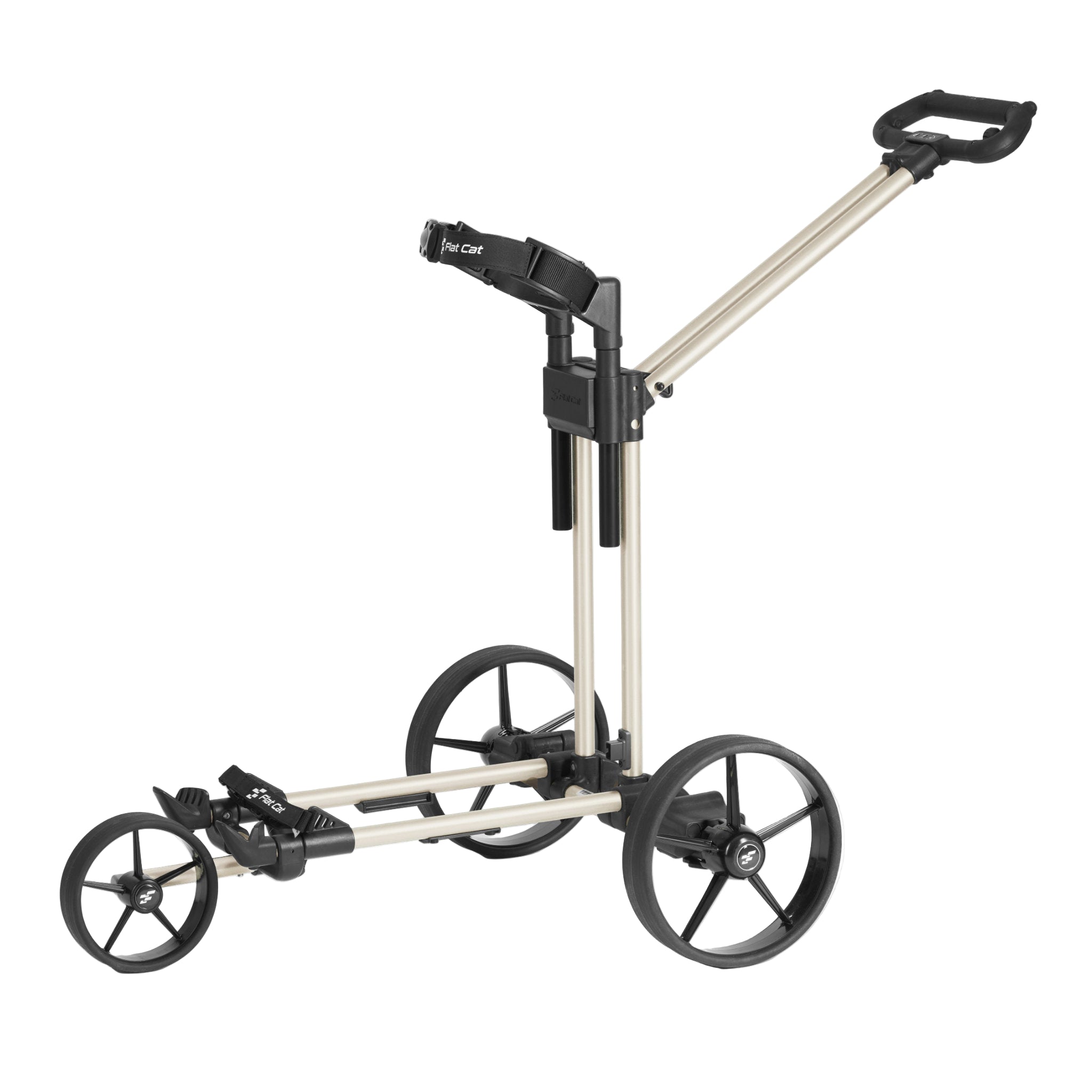 Flat Cat Go Plus Elektro Trolley brushed silber