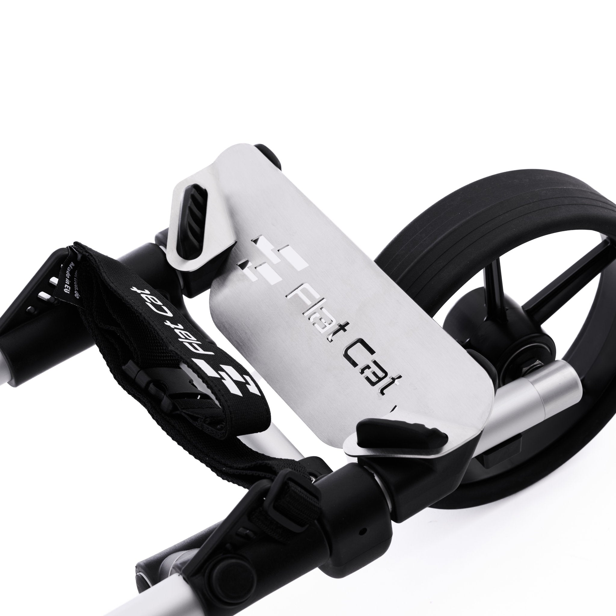 Flat Cat unter Baghalter Platte für Golftrolleys z.B. Standbags
