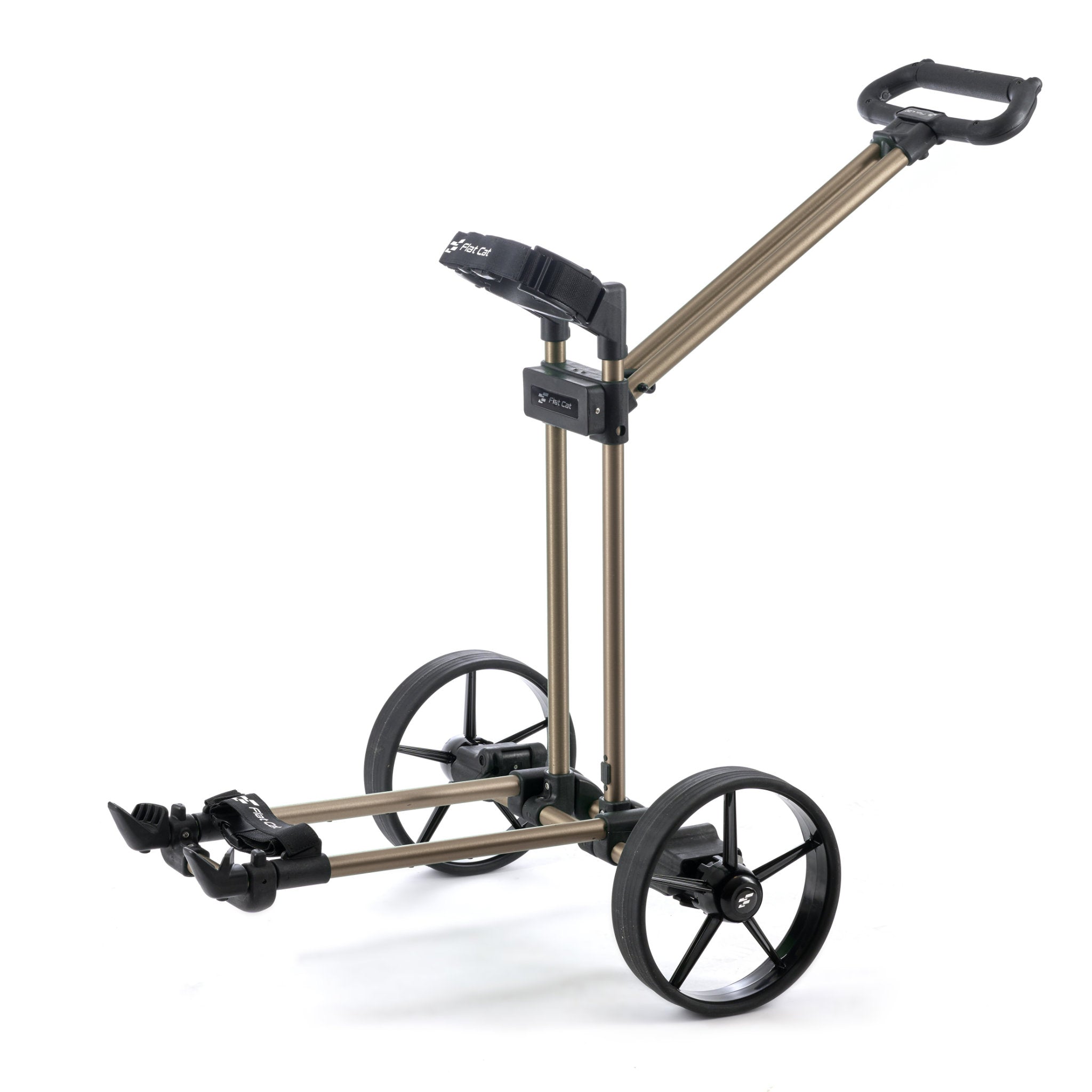Flat Cat Pull Golft Trolley Handwagen zum ziehen bronze