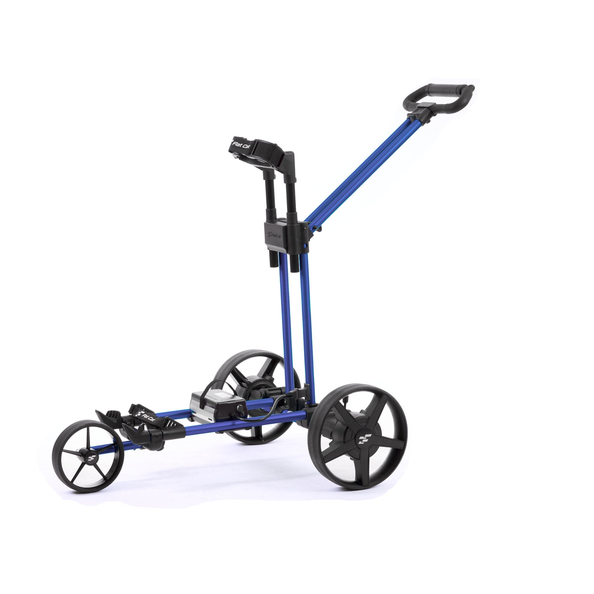 Flat Cat Touch Elektro Golf Trolley blau