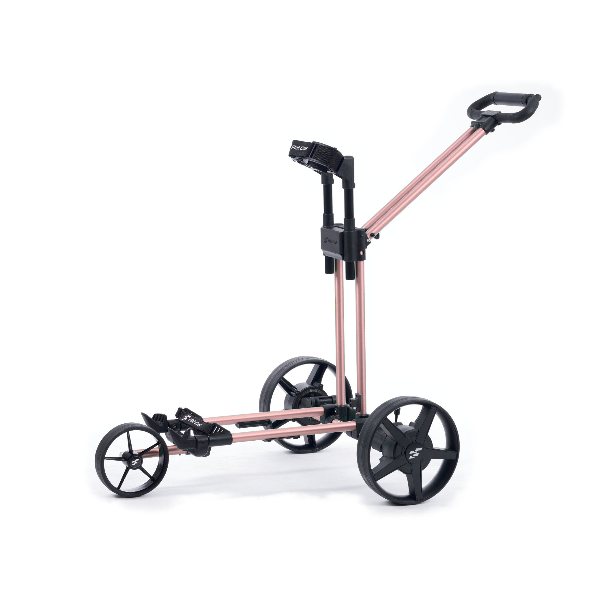 Flat Cat Touch Elektro Golf Trolley schnell aufgebaut  rose