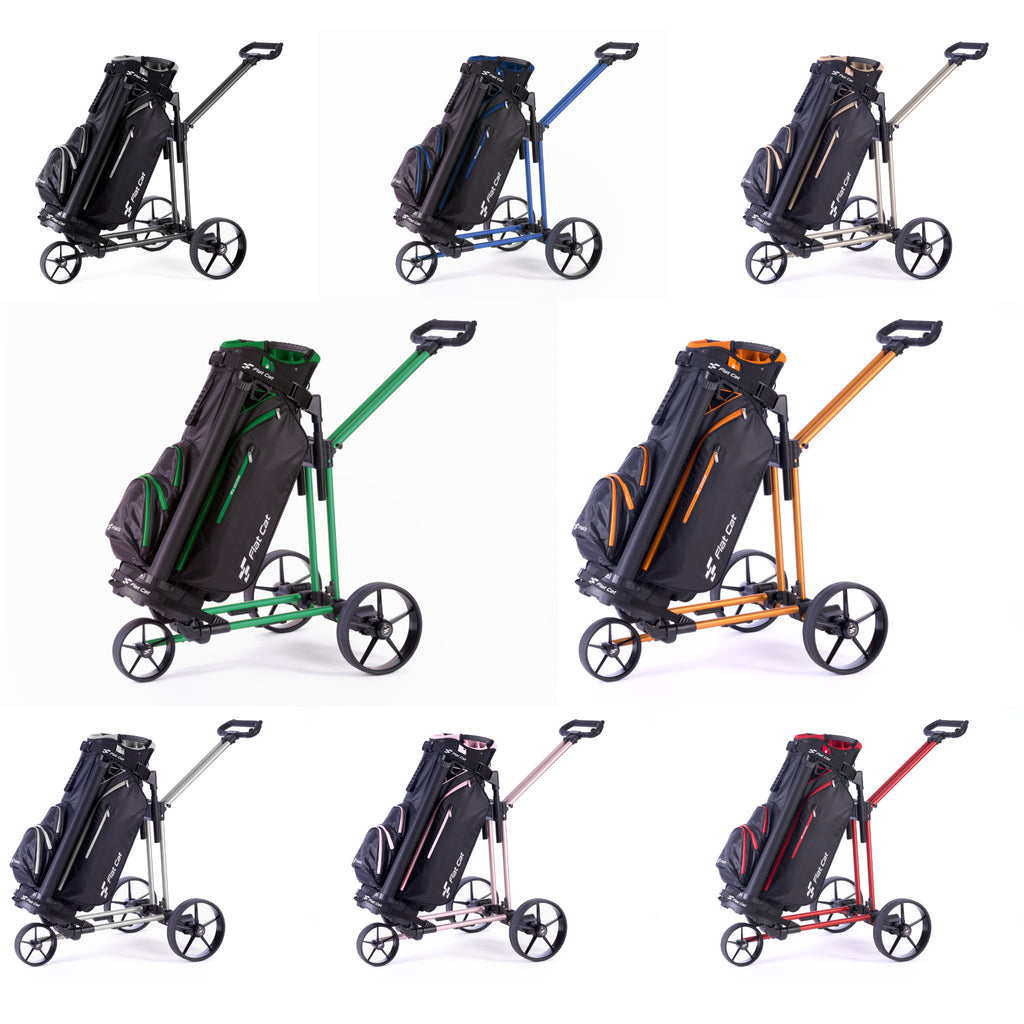 Flat Cat Bennington Cart Bag Alle Farben mit Golf Trolleys